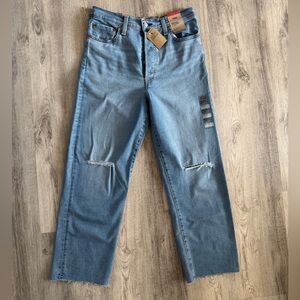 Levi’s rib cage straight ankle jeans new